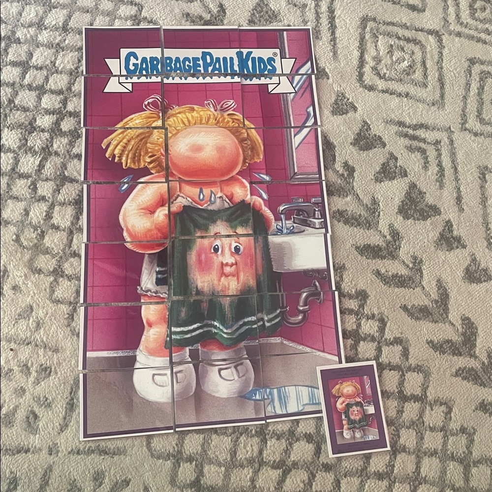 Garbage Pail Kids Chrome Series 5 Complete Puzzle of DEE FACED